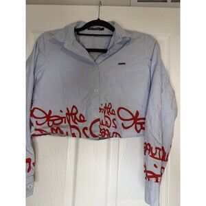 Marithe Francois Girbaud Womens Shirt Size M Pre Owned